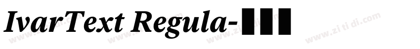 IvarText Regula字体转换 IvarText Regula字体转换